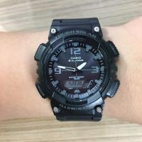 ราคา CASIO TOUGH SOLAR นาฬิกาขอมือผู้ชาย รุ่น AQ-S810W-1A2-สีดำ (231339993)