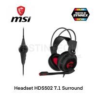 ราคา HEADSET (หูฟัง) MSI Headset HDS502 7.1 Surround ของใหม่ประกัน 2ปี (15733343780)
