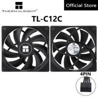 ราคา Thermalright TL-C12C พัดลม CPU 12 ซม.พัดลมแชสซี 1550RPM 4pin PWM เงียบพัดลม Cooler พัดลม S-FDB แบริ่ง CPU พัดลมระบายความร้อน (24431723008)