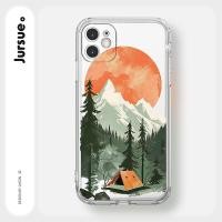 ราคา JURSUE เคสไอโฟน เคสซิลิโคนนุ่มกันกระแทกใสน่ารักตลก เคสโทรศัพท์ Compatible for iPhone 15 14 13 12 11 Pro Max SE 2020 X XR XS 8 7 Plus พลัส Y5039 (24472829669)