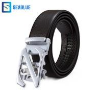 ราคา SEABLUES-พร้อมส่ง เข็มขัดหนังวัวแท้ เข็มขัดหนังวัวนิ่มสองด้านเกรดพรีเมียม เข็มขัดหนังแท้ สายเข็มขัดสีน้ำตาล KP-SSHB2 (11056603343)
