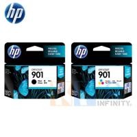 ราคา HP 901 Black (CC653AA) + HP 901 Tri-color (CC656AA) Original Ink Cartridge (Black&Color) (904693674)