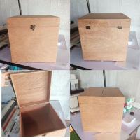 ราคา ⭐สินค้าพร้อมส่ง ✨กล่องรับซองงานแต่ง ✨ กล่องไม้มินิมอล ใส่ได้ 400-500ซอง ราคาถูกมาก (18405540619)