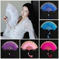 ราคา พัดขนนกประดิษฐ์ แบบพับได้ เหมาะกับของขวัญ แบบสร้างสรรค์ สไตล์โลลิต้า สําหรับผู้หญิง (25969628711)