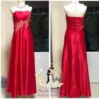 ราคา ชุดราตรี/ชุดถ่ายพรีเวดดิ้ง/ชุดออกงาน มือสองสภาพดี สีแดง (2876533408)
