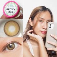 ราคา คอนแทคเลนส์ รุ่น Sofia (mini) สีเทา/gray สีตาล/brown แฟชั่นและสายตาสั้น (00/ปกติ)ถึง(-3.25) (21448944282)