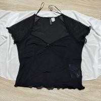 ราคา [พร้อมส่ง✅] เสื้อซีทรู แบรนด์ H&M (29103899912)