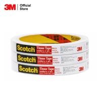 ราคา 3M™ Scotch® สก๊อตช์ เทปกาว 2 หน้า, ใช้งานได้หลายพื้นผิว, แพ็ค 3, 12 มม. X 10 หลา (1581432243)