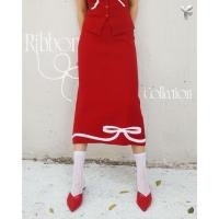 ราคา CUPPA - RIBBON Skirt (3 สี) กระโปรงยาวไหมพรม ทอลายโบว์ เนื้อผ้านุ่ม ใส่สบาย เนื้อผ้าทิ้งตัว มีน้ำหนัก (26419663239)