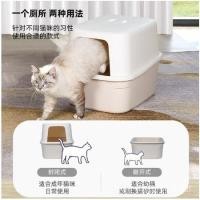 ราคา Iris ห้องน้ำแมว กระบะทรายแมว คุณสมบัติ ขนาด 38*48*38cm (20731468479)