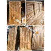 ราคา ประตูบ้านไม้สัก ประตูไม้สักทอง100%เมืองแพร่ (15141651990)