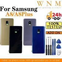 ราคา SAMSUNG ฝาหลังแบตเตอรี่สําหรับsamsung Galaxy A8 A8Plus 2018 A530 A730 F Plus + พร้อมโลโก้แบตเตอรี่กระจกฝาหลังด้านหลังประตูกรณีเปลี่ยนกรอบเลนส์เครื่องมือ (28010153635)