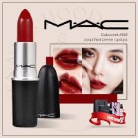 ราคา M.A.C Amplified Lipstick #108 สี Dubonnet ลิปสติก mac พร้อมกล่องและถุงแบรนด์ แถมตัวอย่างน้ำหอม2ml ลิปmac แมค (11082205543)