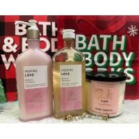 ราคา LOVE Rose VanillaAromatherapy โลชั่น เทียน Bath&BodyWorks (24852488552)