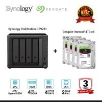 ราคา [SET] Synology DiskStation DS923+ 4-Bay NAS + Seagate Ironwolf 4TB / 6TB / 8TB (23518165056)