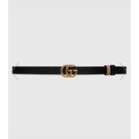 ราคา Gucci belt: เข็มขัด GG MARMONT REVERSIBLE THIN BELT (22947611731)