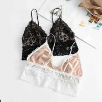 ราคา ️ ครอปบราลูกไม้ สายเดี่ยว แฟชั่นไร้โครง สินค้าพร้อมส่ง (3930456835)