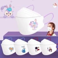 ราคา แมสเด็กพื้นขาว ลายการ์ตูน4D KN95 Kids Mask สำหรับเด็ก 3-12 ปี แพ็ค 10 ชิ้น(แพ็คแยกชิ้น1:1) (18396368235)