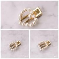 ราคา กิ๊บติดผม อะไหล่สีทองแต่งมุก (11857843038)