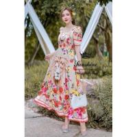 ราคา 2xlเดรสลายสิงโตยาวอลังLady sunshine2xl (28904138333)