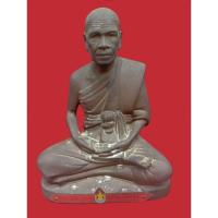 ราคา รูปหล่อเหมือนพระบูชาหลวงพ่อสด วัดปากน้ำ ป้ายสีแดง สร้างปี2514 (16397895821)