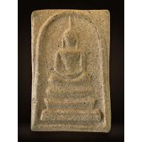 ราคา สมเด็จพิมพ์หูติ่ง เนื้อผง ไม่ทราบที่ [ AML3943 ]แกะกรอบทองหลุดจำนำ (26221652205)