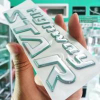 ราคา Hws highway star logo Emblem ไซส์เดิม nissan grand livina senena elgrand silver chrome embossed (29265169518)