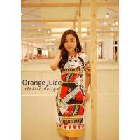 ราคา เดรสไพ่งานป้าย Orange juice มือสอง M (6739366944)