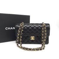ราคา New Chanel Classic 9” black caviar ghw microchip (14300135450)