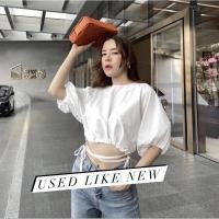 ราคา Flat2112 FT657- Soda ice blouse [มือสองพร้อมส่ง used like new] (17301645857)