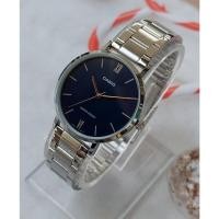 ราคา นาฬิกา Casio รุ่น LTP-VT01D-2B นาฬิกาผู้หญิง สายแสตนเลส หน้าปัดน้ำเงิน ของแท้ 100% รับประกันสินค้า 1 ปี (3769527498)