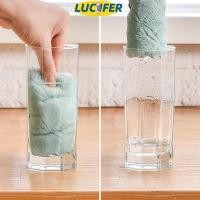 ราคา Lucifer ผ้าเช็ดอเนกประสงค์ ผ้าซับน้ำดีซักออกง่าย ผ้าอเนกประสงค์ (10915305154)