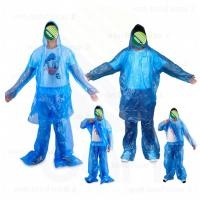 ราคา ชุดกันฝน เสื้อ+กางเกง เสื้อกันฝน ชุดกันฝนแบบคลุมเท้า ชุดกันฝนสไตล์เกาหลี สินค้าพร้อมส่ง !! (6429748223)