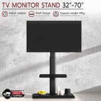 ราคา MLIFE - ขาตั้งทีวี 32-70 นิ้ว ชั้นวางทีวี ขาแขวนทีวี - Mobile TV Stand Mount Cart (24765316446)