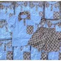 ราคา ชุดเซ็ตแฟชั่น เด็กชายคอปก ลุคคุณชายสุดเท่ รหัส boy 56 มี 2 สีขาว ดำ ไซส์ S,M,L,XL (25569693501)