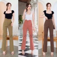 ราคา กางเกงเอวสูงขาม้าผ้าไอวี่ป้ายINTREND SHOP (19460386412)