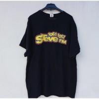ราคา เสื้อยืดมือสอง สีดำ ลาย ''Steve FM'' 106.1/101.7 FM (18851412290)