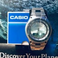 ราคา Casio นาฬิกาข้อมือ แท้ คาสิโอ Analog-Digital Fishing gear รุ่น AW-82D Series AW-82 Series (2222891964)