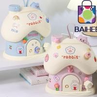 ราคา ไป่เหอ กล่องเงิน, บ้านเห็ดแบบพกพากล่องเงินสด, คุณภาพสูงกุญแจล็อคความปลอดภัยกระปุกออมสินพลาสติกเด็กผู้ใหญ่ (29060339401)