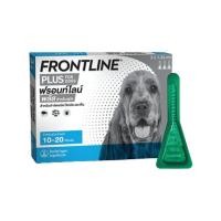 ราคา FRONTLINE PLUS DOG Size M หยดกำจัดเห็บหมัดสำหรับหมา น้ำหนัก 10-20 กิโลกรัม (17033995036)