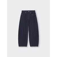 ราคา GU barrel leg jean กางเกงยีนส์ GU ป้ายญี่ปุ่น (27963525194)