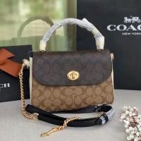 ราคา Coach C1563 Marlie Top Handle Satchel In Blocked Signature Canvas กระเป๋าสะพายข้าง