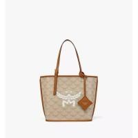 ราคา พร้อมส่ง (ของแท้ 100%)MCM MINI HIMMEL SHOPPER IN LAURETOS สี OATMEAL (28100944798)