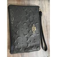 ราคา Used กระเป๋าตังค์ coach สีดำ (19377748400)