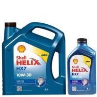 ราคา น้ำมันเครื่องครึ่งสังเคราะห์ดีเซล Shell Helix HX7 10W-30 ขนาด 6 (แถม 1 ลิตร) (1036247600)