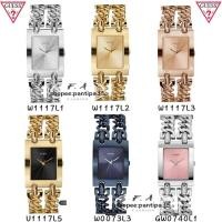 ราคา F.A Guess ของแท้100% นาฬิกาข้อมือผู้หญิงสายโซ่ย้อนยุคแฟชั่นเหลี่ยมเรียบง่าย W1117L1 W1117L2 W1117L3 U111L5นาฬิกาแบรนด์ (23837424920)