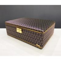 ราคา กล่องใส่พระผ้าไหมลายไทยสีม่วง3 ชั้น45 ช่อง. การันตีดูแลหลังการขาย ด้วยคุณภาพสินค้าและการบริการ (3124508089)