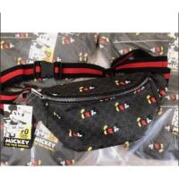 ราคา พร้อมส่ง กระเป๋าคาดอกมิกกี้เม้าส์ มี 2 สี น้ำตาล, ดำ (9875461643)