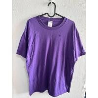 ราคา เสื้อยืด สีม่วง Jerzees ผ้าคอตตอนผสมโพลี อก44-46 ยาว30 มือสองสภาพดี (24238613555)