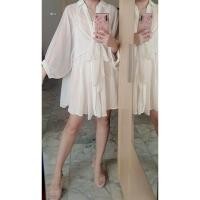 ราคา snidel เดรสสีขาวซีทรู (23053705617)